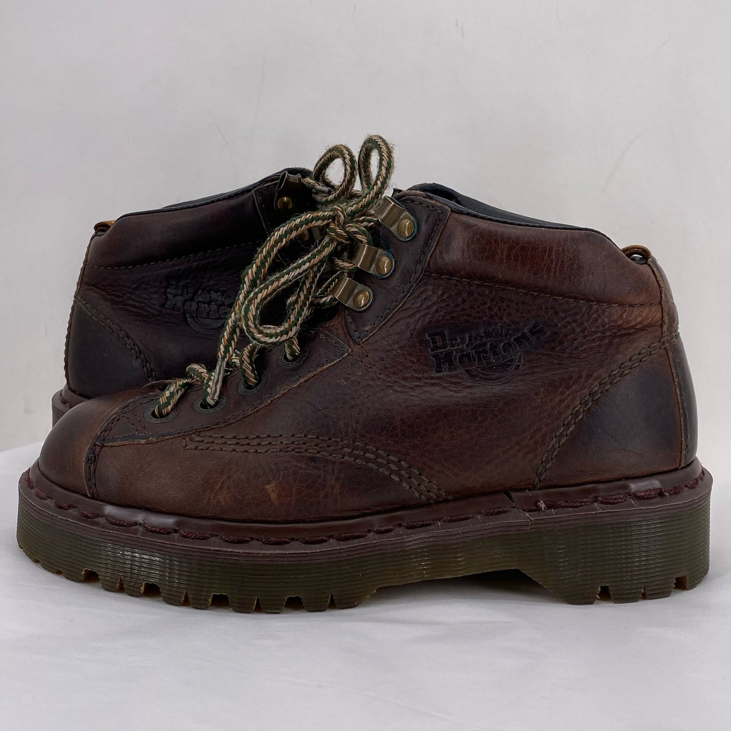 BROWN W Shoe Size 4 DR. MARTENS shooties/booties