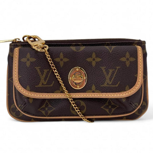 BROWN LOUIS VUITTON Wristlet