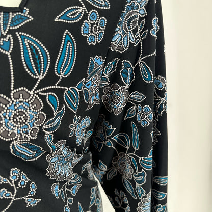 Size 2X RUBY RD FLOWERS Shirt