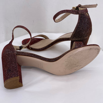 Red W Shoe Size 8 STUART WEITZMAN Heels