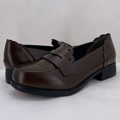 DARK BROWN W Shoe Size 37 Loafer