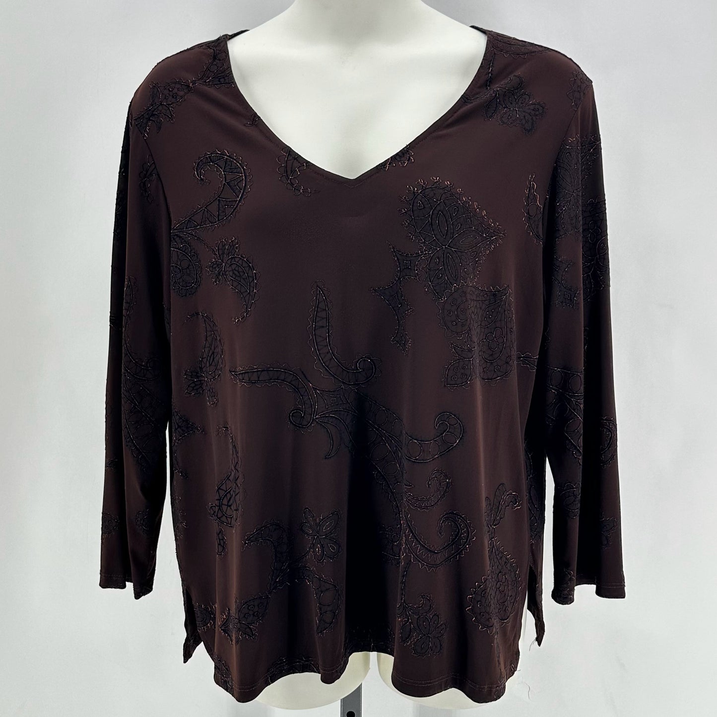 Size 1X NOTATIONS Shirt