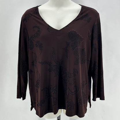 Size 1X NOTATIONS Shirt