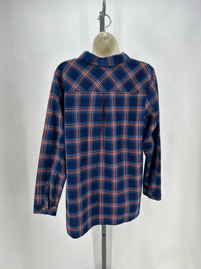 Size M J JILL Plaid Shirt