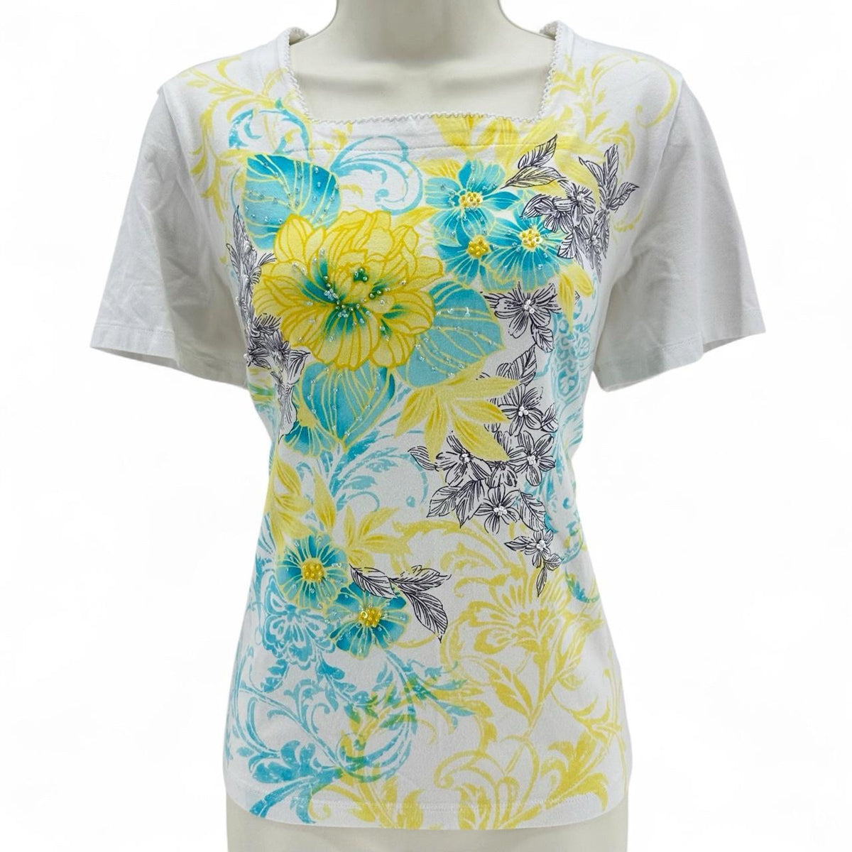 Size S ALFRED DUNNER Floral Shirt