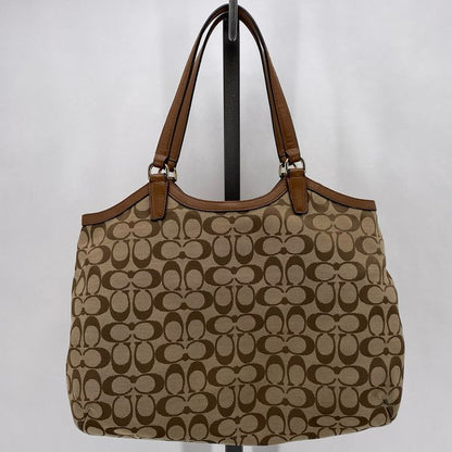 BROWN/TAN COACH Shoulder Bag