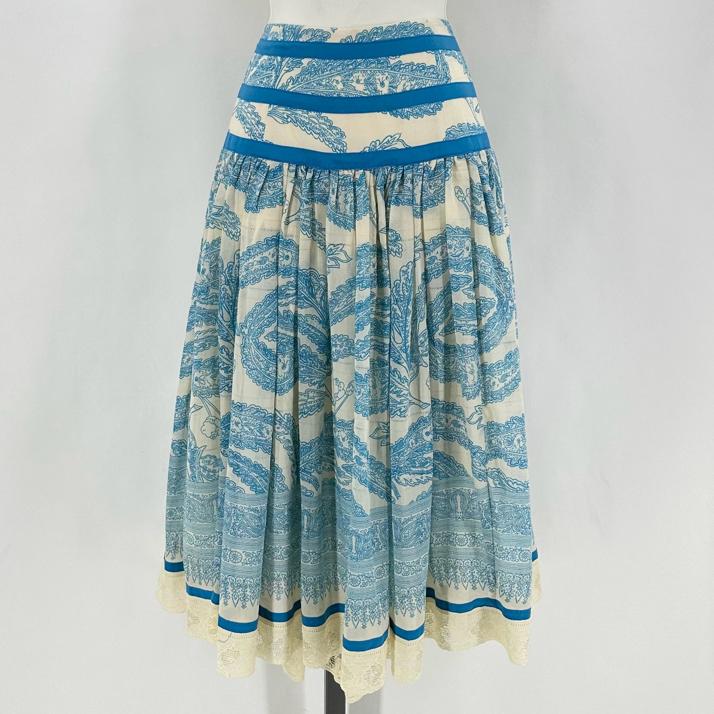 Size 6 TRACY REESE fleur de lis Skirt