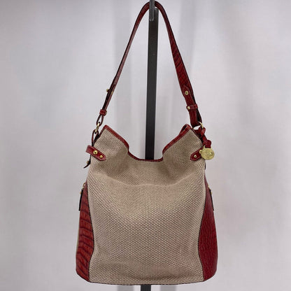 RED/TAN BRAHMIN Shoulder Bag