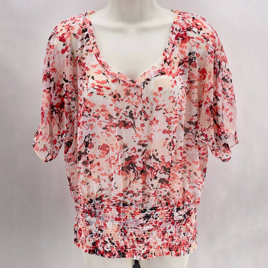 Size S WHITE HOUSE BLACK Floral Shirt