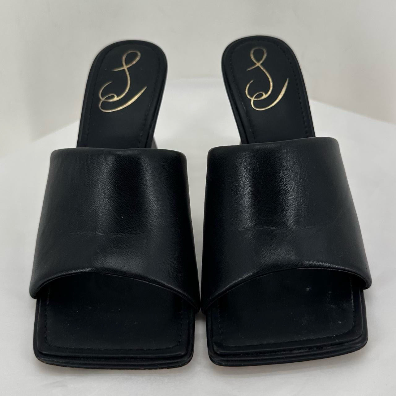 Black W Shoe Size 7.5 SAM EDDELMAN Heels