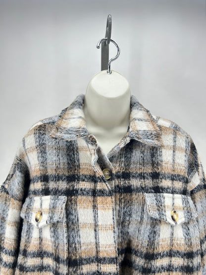 Size 0 GOOD AMERICAN Plaid Jacket