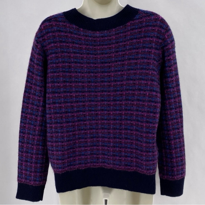 Size M BLOOMINGDALES Plaid Cardigan