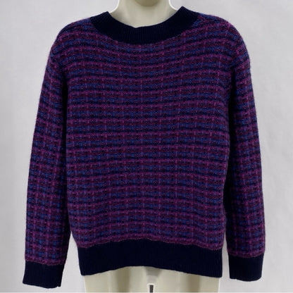 Size M BLOOMINGDALES Plaid Cardigan