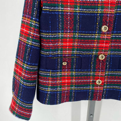 Size 10P TALBOTS Plaid Jacket