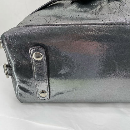 Silver COACH Satchel