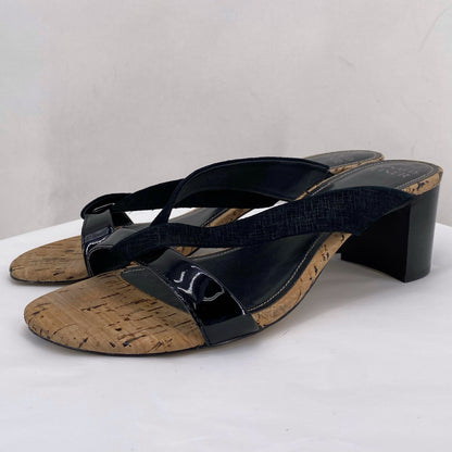 Black W Shoe Size 9.5 DONALD J PLINER Sandals