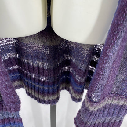 Size 1 CHICO'S Stripe Cardigan