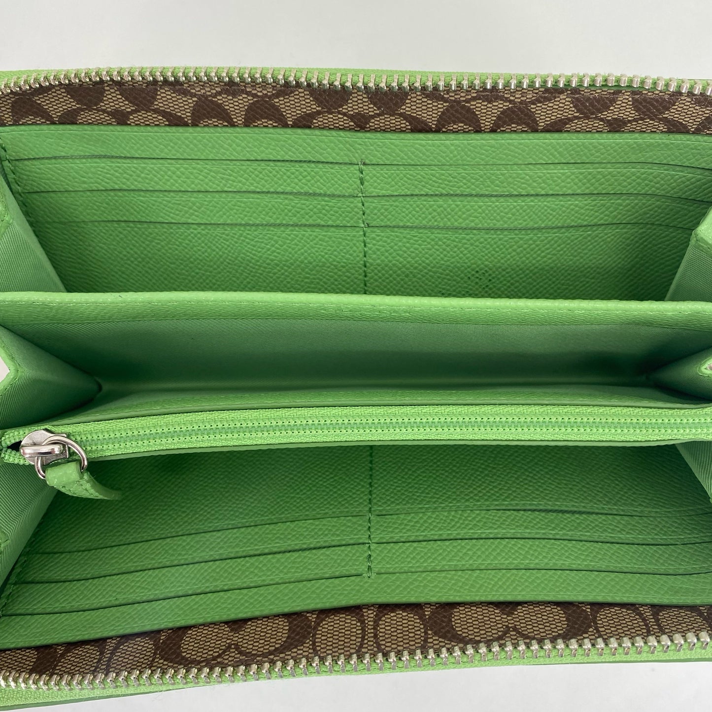 Green COACH Wallet