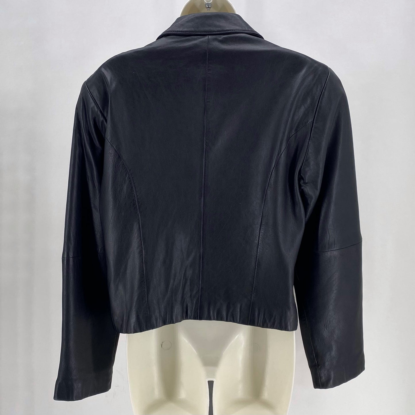 Size 8 JACQUELINE FERRAR Leather Jacket (Outdoor)