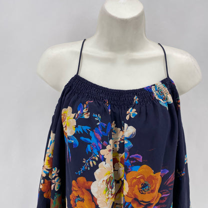 Size S MAEVE Floral Silk Shirt