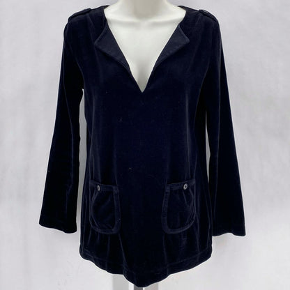 Size S TORY BURCH CRUSHED VELVET Shirt