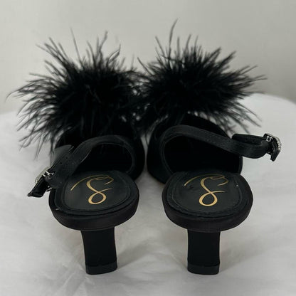 Black W Shoe Size 7 SAM EDDELMAN Heels