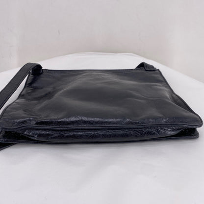 Black HOBO Leather Cross-body