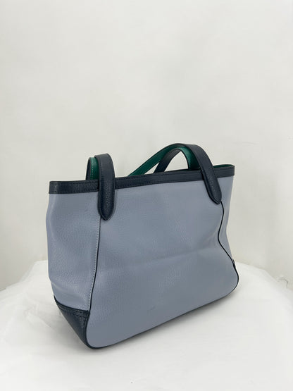 Blue COACH Leather Tote