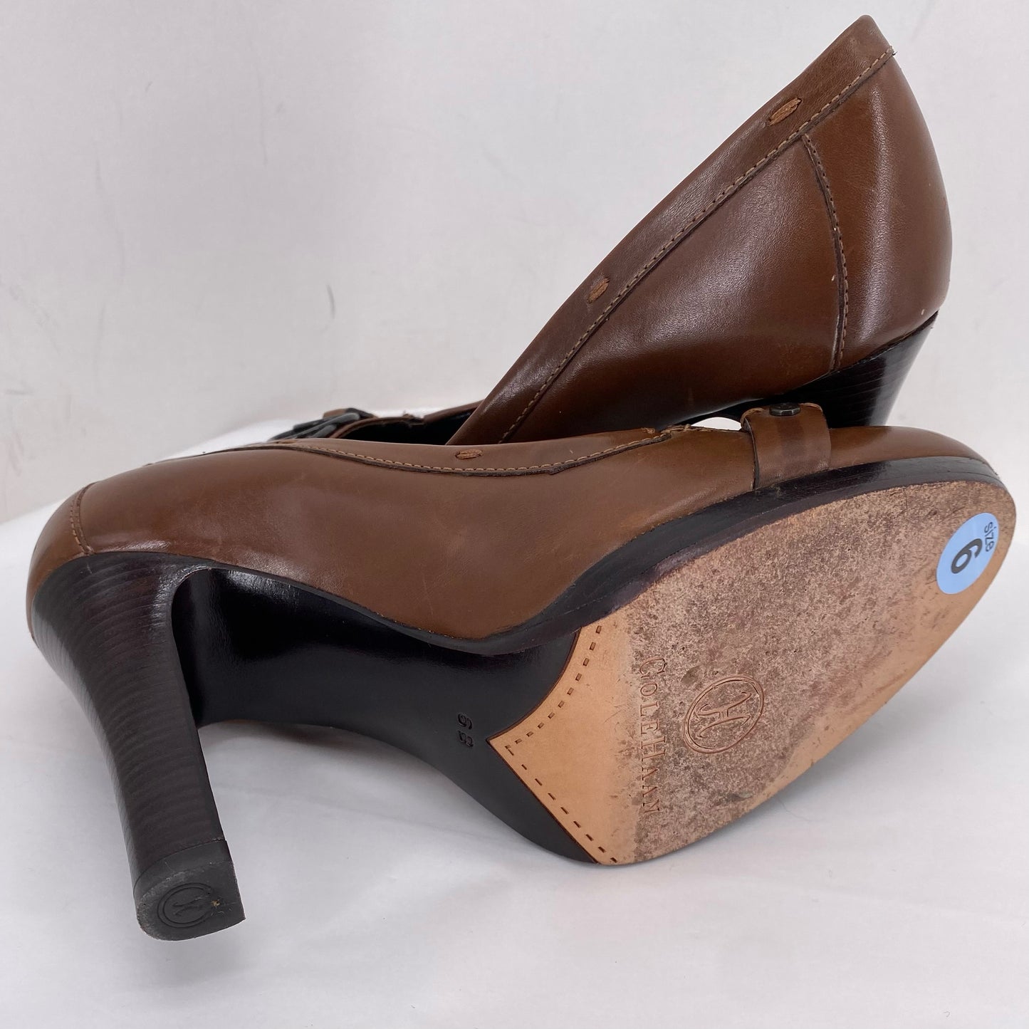 BROWN W Shoe Size 6 COLE HAAN Pumps