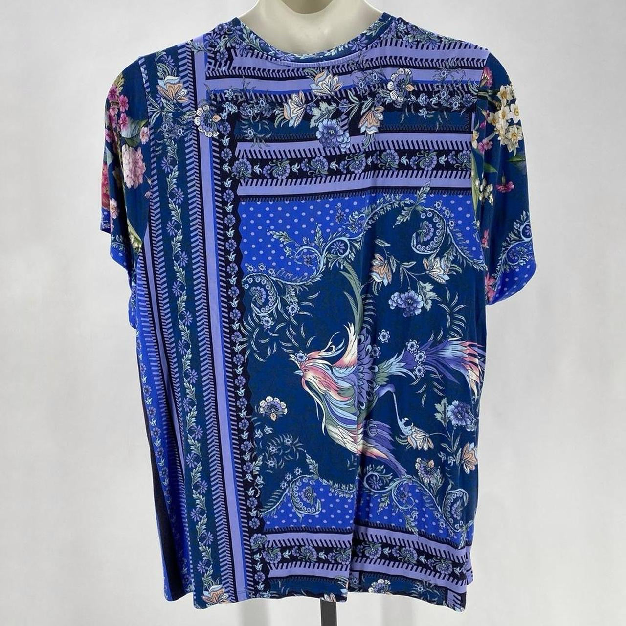 Size 3X JOHNNY WAS Floral Tunic