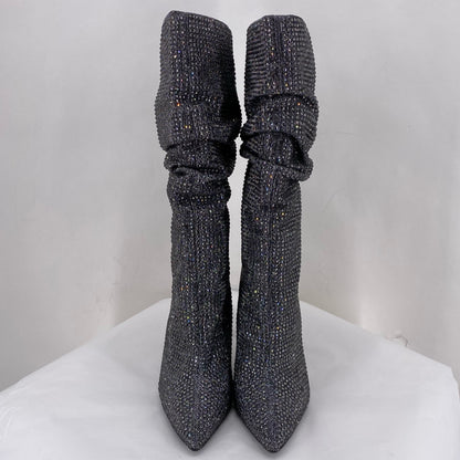 Silver W Shoe Size 6 JESSICA SIMPSON Boots