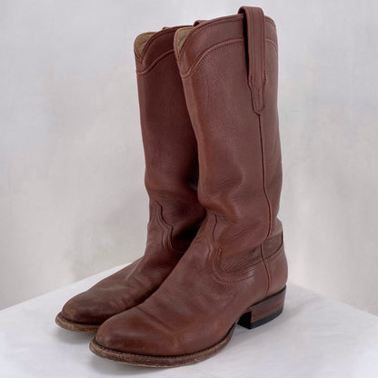BROWN W Shoe Size 7 TECOVAS Boots