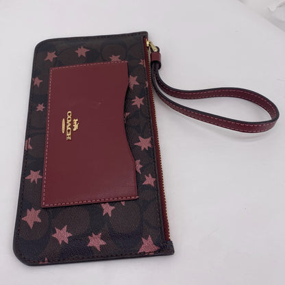 BROWN COACH Wristlet