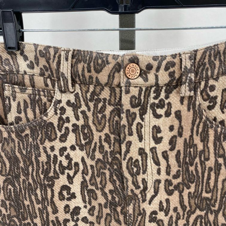 Size M/L SEE BY CHOLE Animal Print Skirt