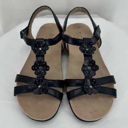 Black W Shoe Size 7.5 SOUL Sandals