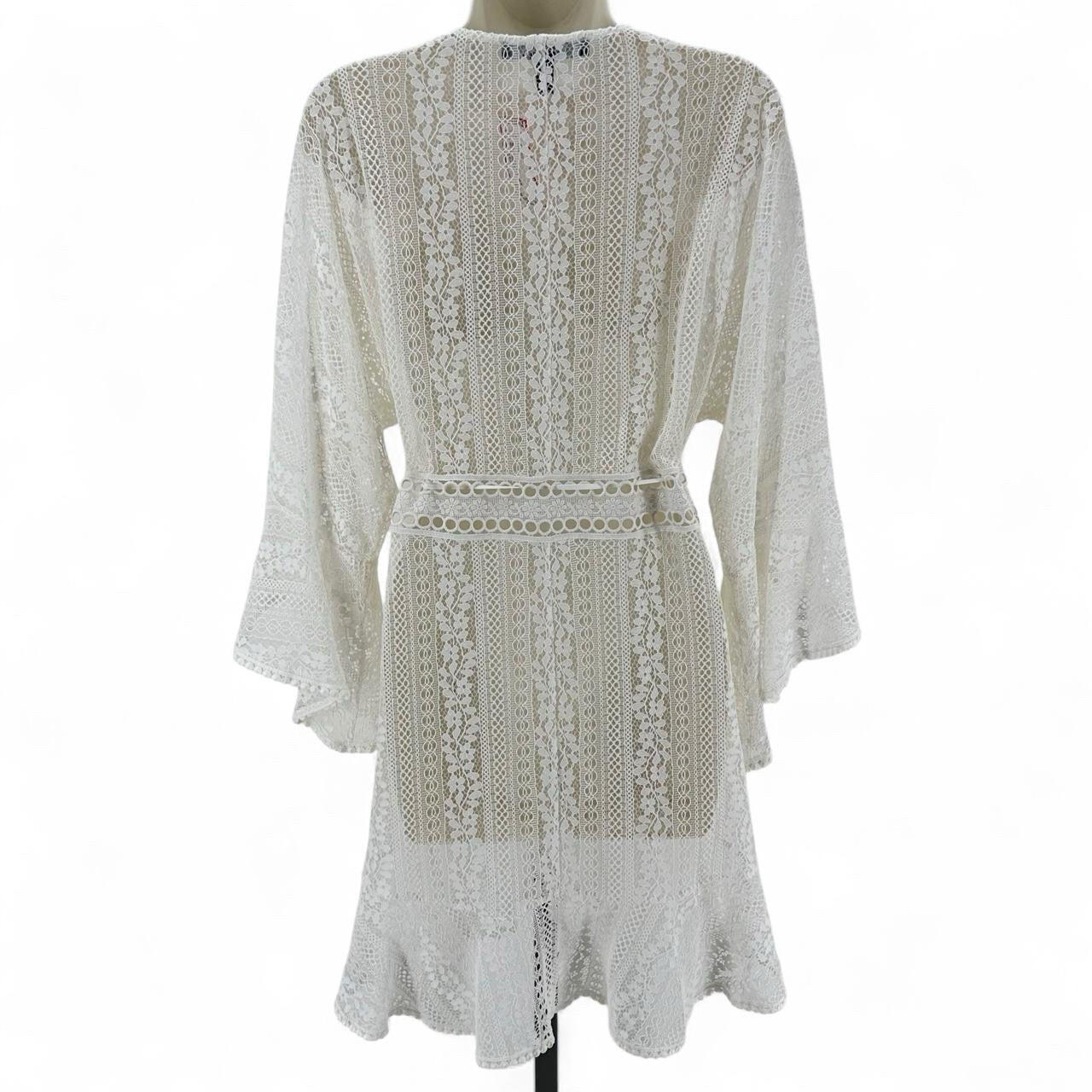 Size XS/S WHITE HOUSE BLACK KIMONO