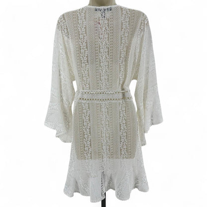 Size XS/S WHITE HOUSE BLACK KIMONO