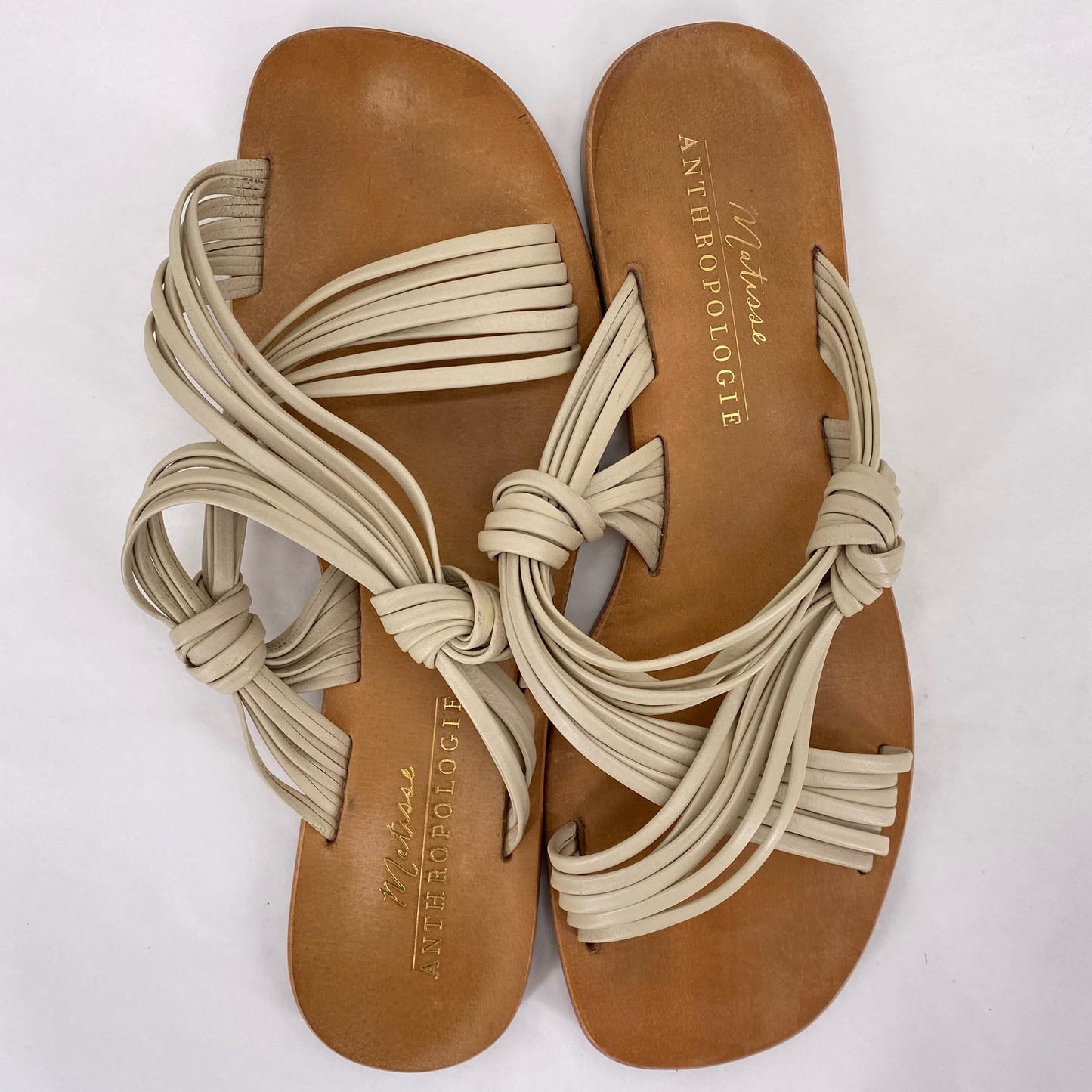 Cream W Shoe Size 8 MATISSE Sandals