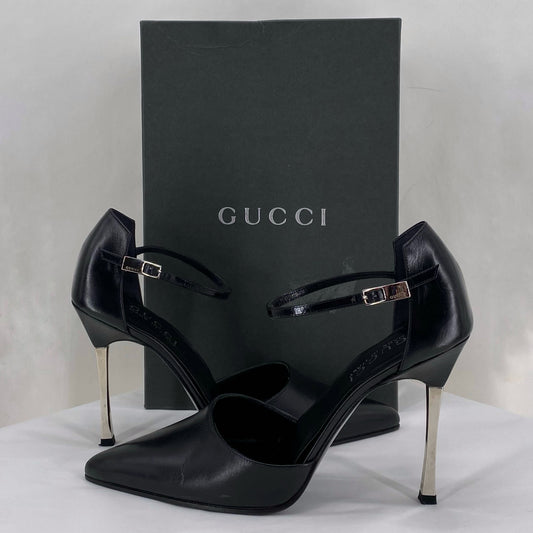 Black W Shoe Size 6.5 GUCCI Heels