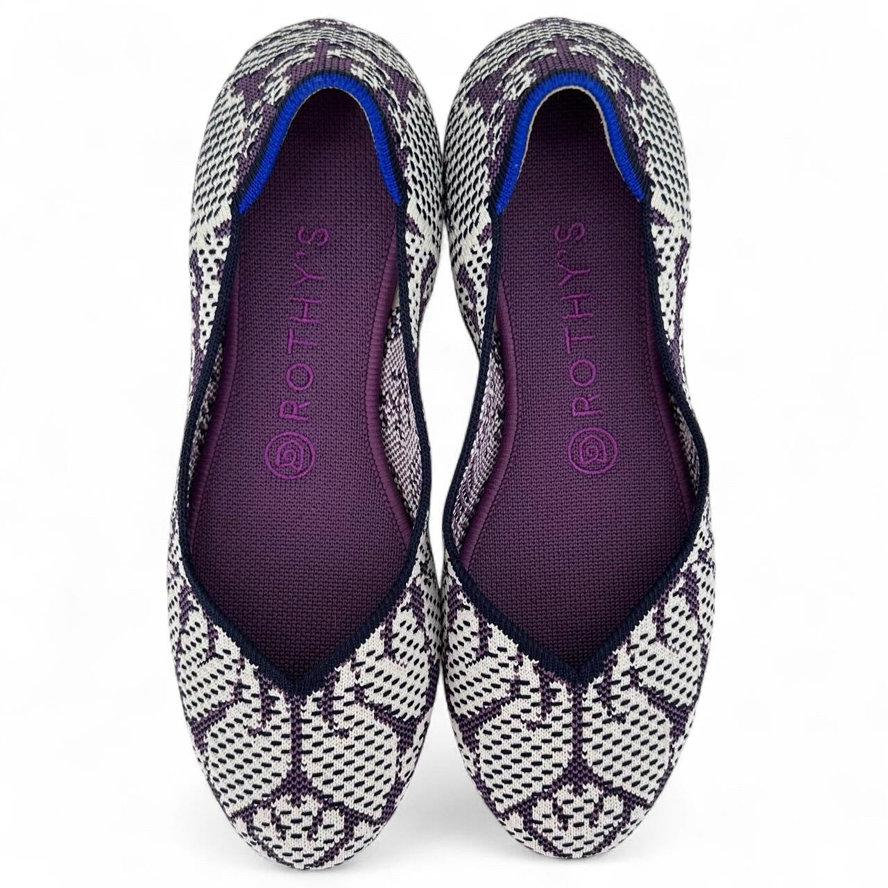 Purple W Shoe Size 7.5 ROTHY'S Flats