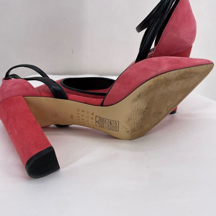 Pink W Shoe Size 9 WHITE HOUSE BLACK Heels