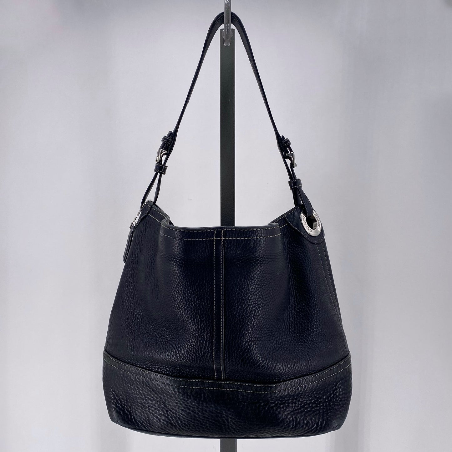 Black COACH Leather Shoulder Bag