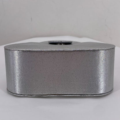Silver LA REGALE Clutch