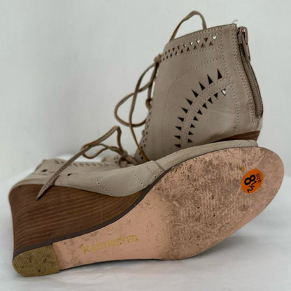 KHAKI W Shoe Size 8.5 RESTRICTED Wedge