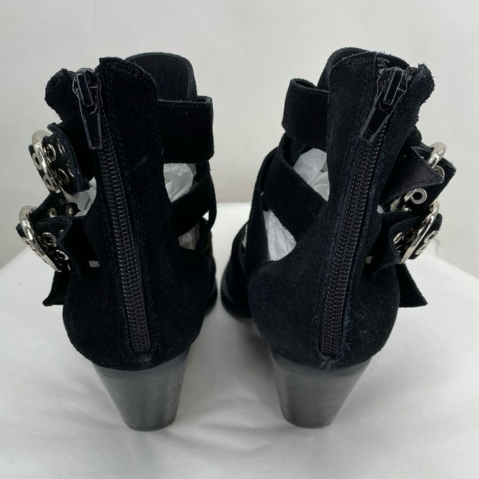 Black W Shoe Size 7.5 JEFFREY CAMPBELL shooties/booties