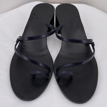 Black W Shoe Size 8.5 J CREW Sandals