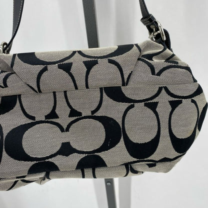 BLACK/GRAY COACH Shoulder Bag