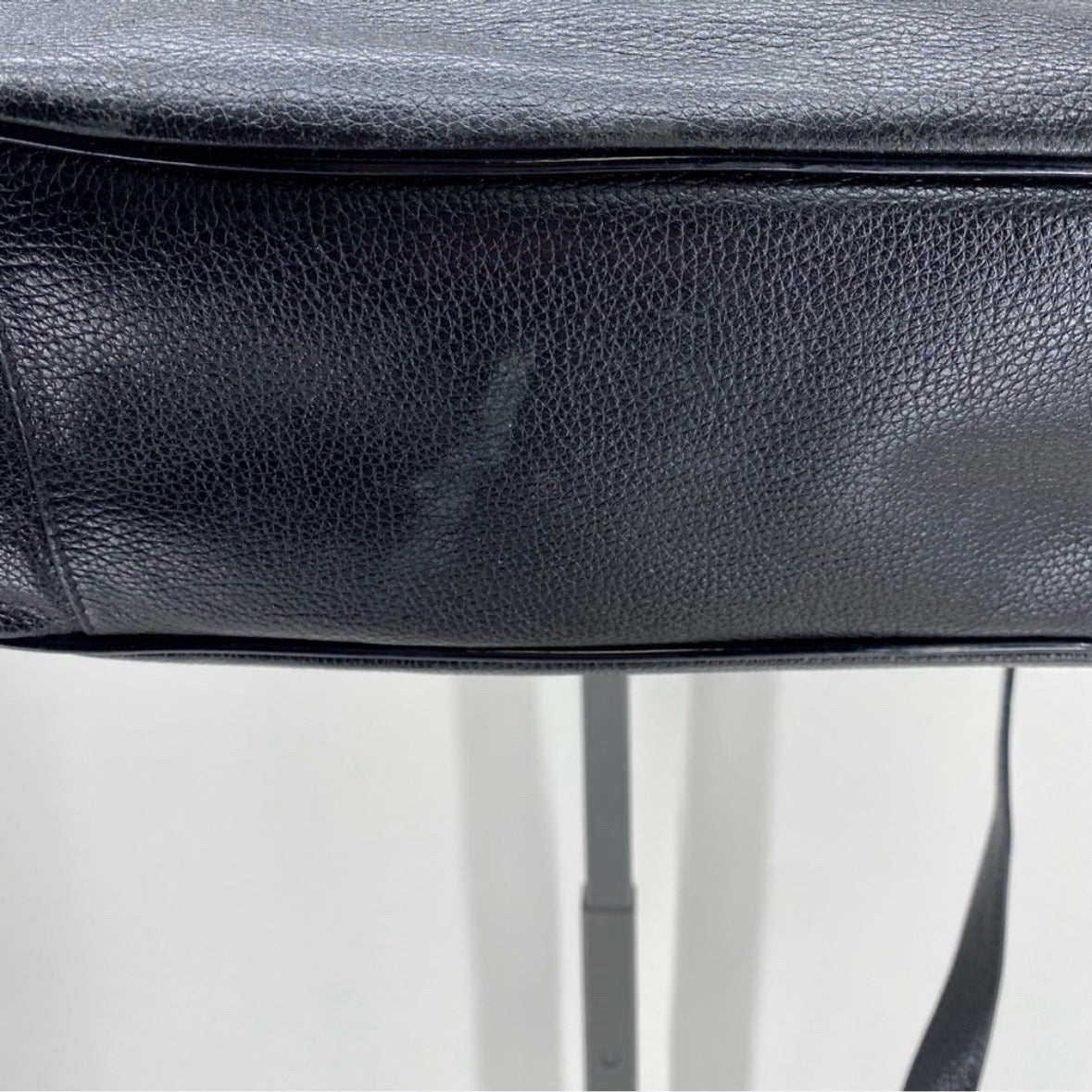 Black TORY BURCH Leather Pebbeled Leather Satchel