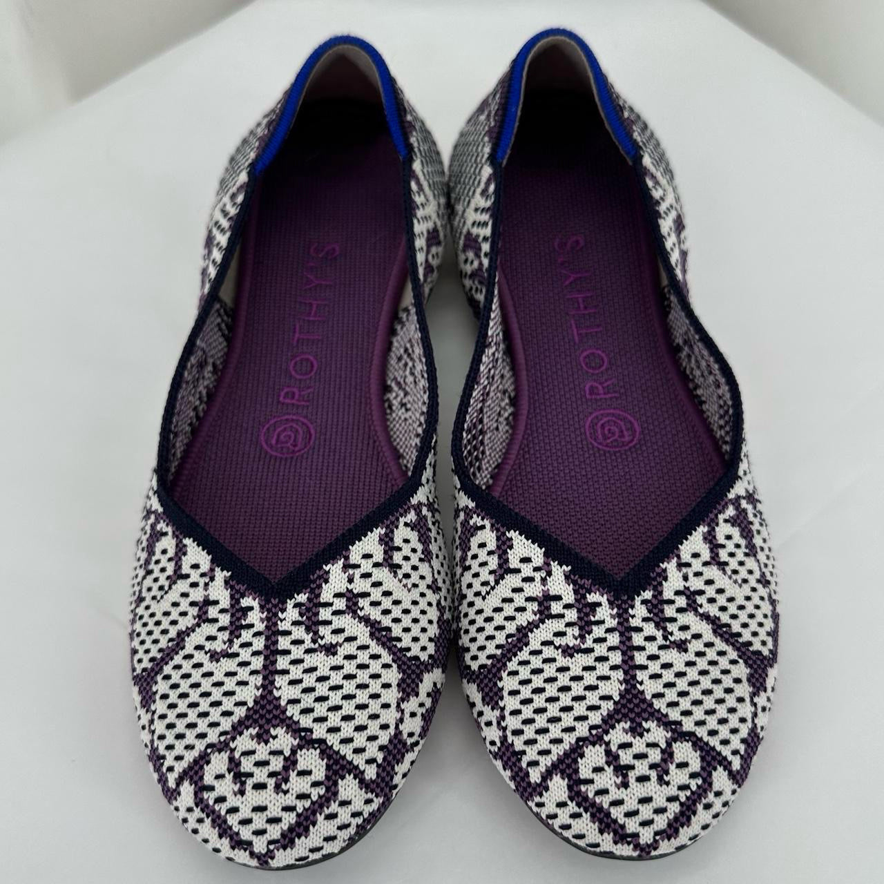 Purple W Shoe Size 7.5 ROTHY'S Flats