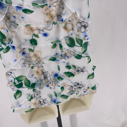 Size M WHITE HOUSE BLACK FLOWERS Shirt